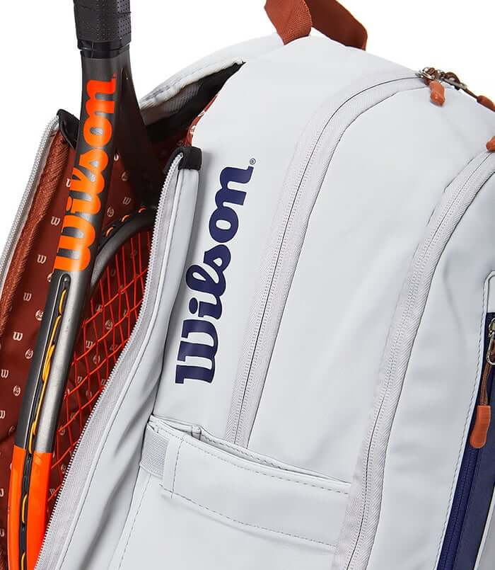 کوله تنیس ویلسون رولان گاروس سفید اورجینال Wilson RG Premium Backpack