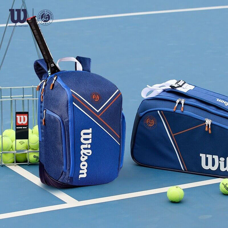 کوله تنیس ویلسون رولان گاروس آبی اورجینال Wilson RG Tour Backpack