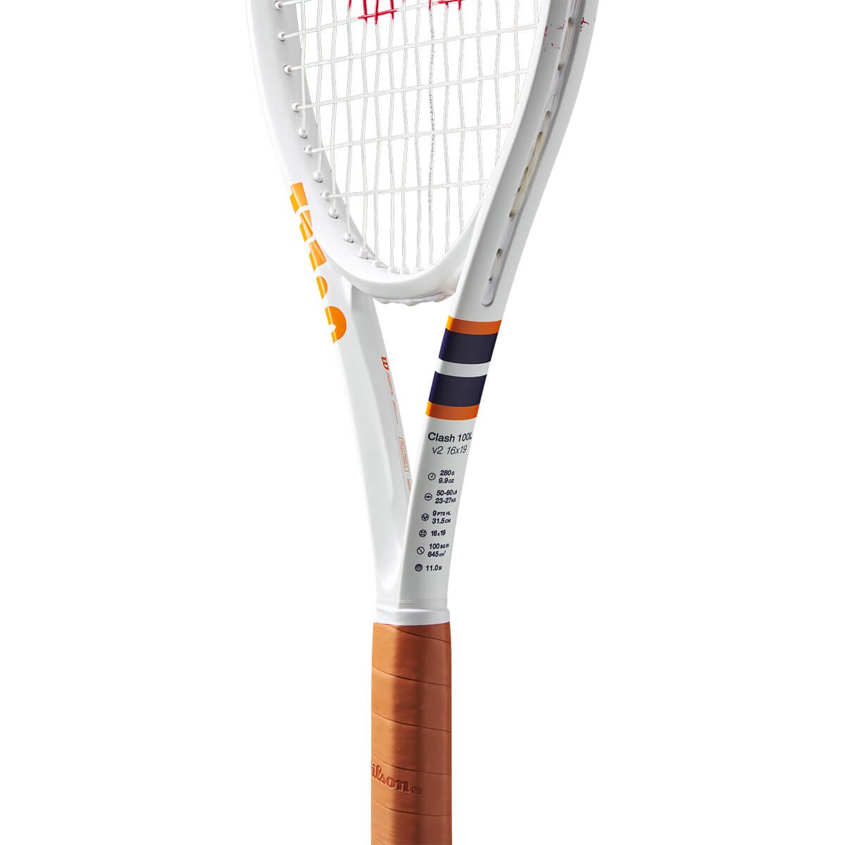 راکت تنیس ویلسون Wilson Clash 100 Roland Garros v2 2023 (295 گرم)