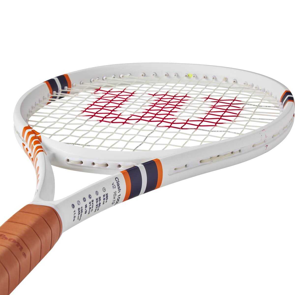 راکت تنیس ویلسون Wilson Clash 100 Roland Garros v2 2023 (295 گرم)