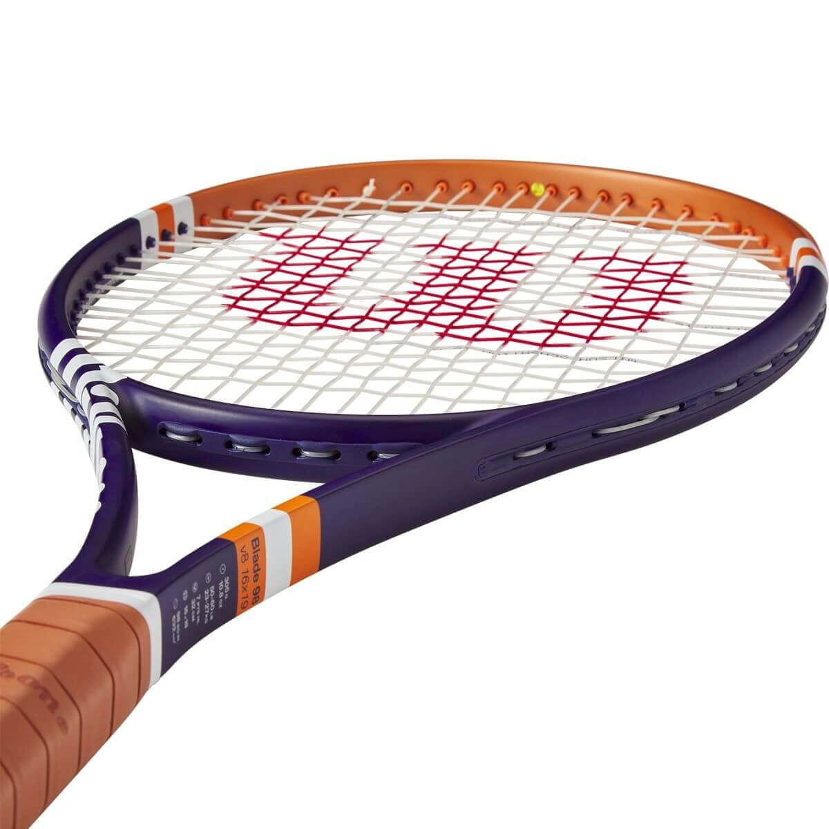 راکت تنیس ویلسون 2023 Wilson Blade 98 Roland Garros 16x19 v8 (305 گرم)