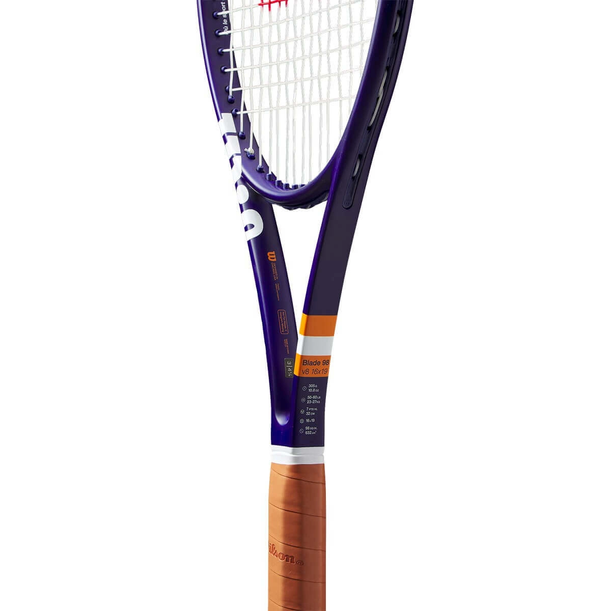 راکت تنیس ویلسون 2023 Wilson Blade 98 Roland Garros 16x19 v8 (305 گرم)