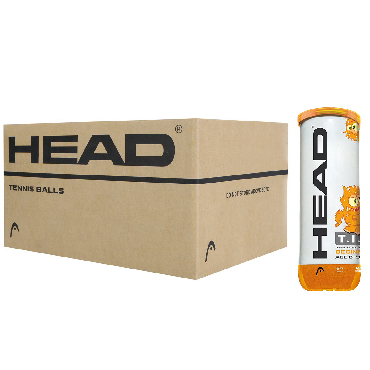 توپ تنیس هد نارنجی HEAD T.I.P. Orange کارتن 24 تایی