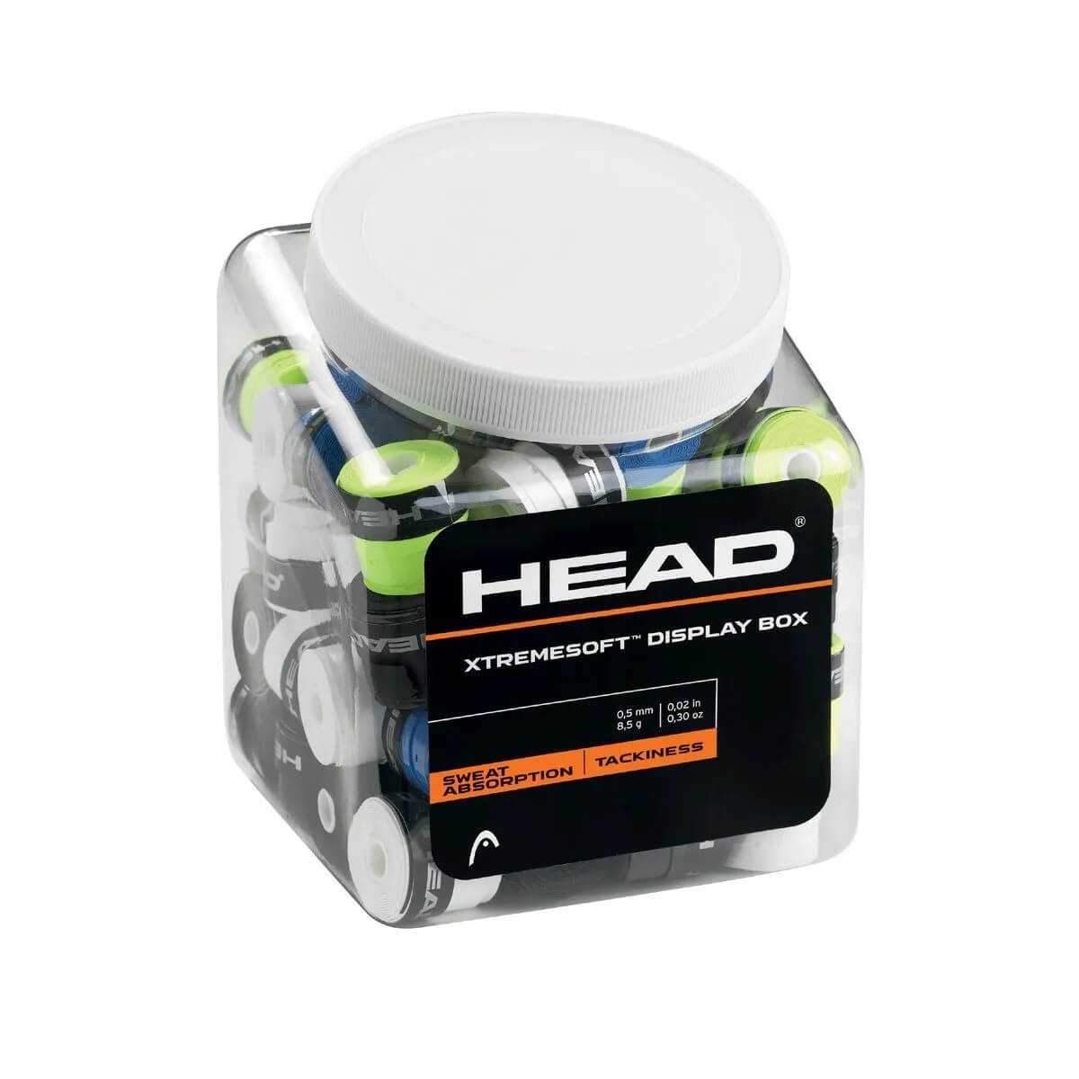 اورگریپ راکت تنیس هد Head XtremeSoft Overgrip بسته 70 عددی رنگارنگ