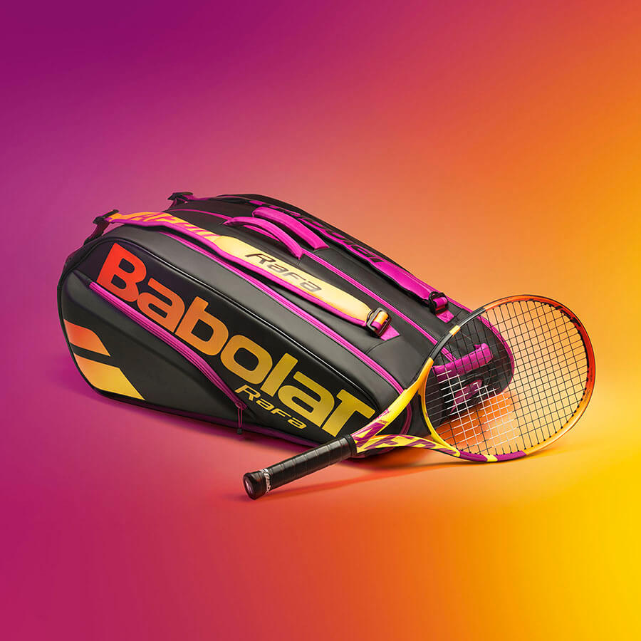 ساک تنیس بابولات مدل Babolat Pure Aero Rafa 12 Pack (12 راکته)