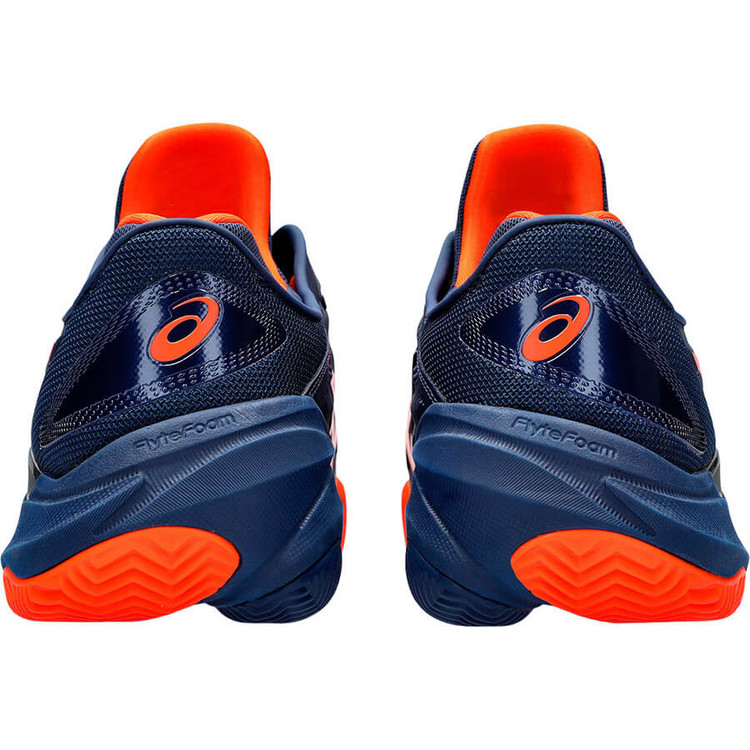 کفش تنیس اسیکس مردانه Asics Court FF 3 Clay (سرمهای - نارنجی)