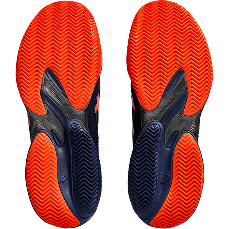 کفش تنیس اسیکس مردانه Asics Court FF 3 Clay (سرمهای - نارنجی)