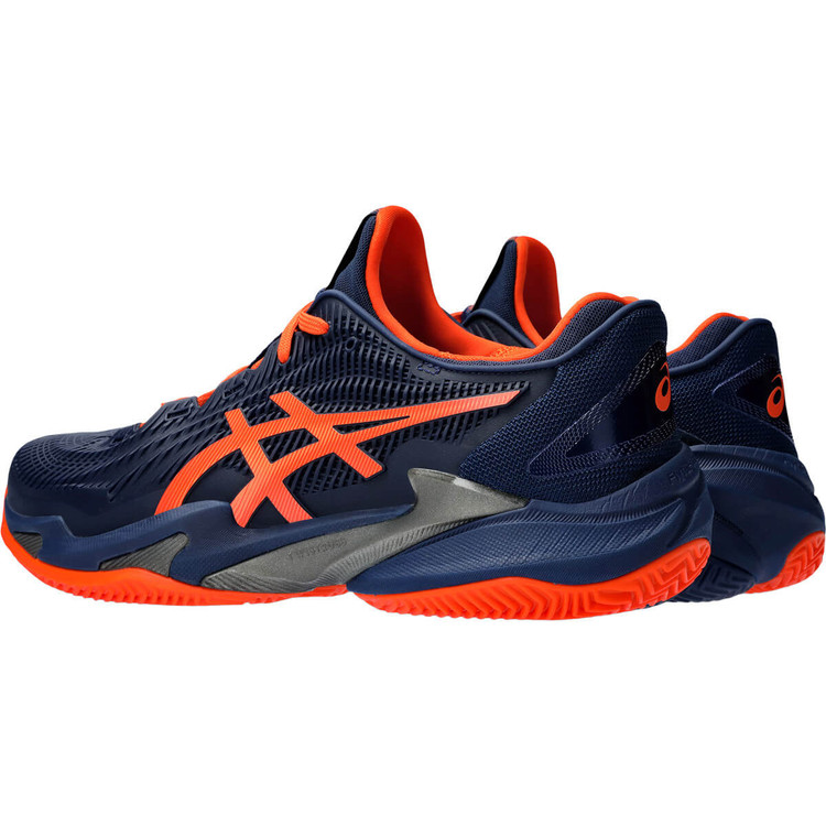 کفش تنیس اسیکس مردانه Asics Court FF 3 Clay (سرمهای - نارنجی)