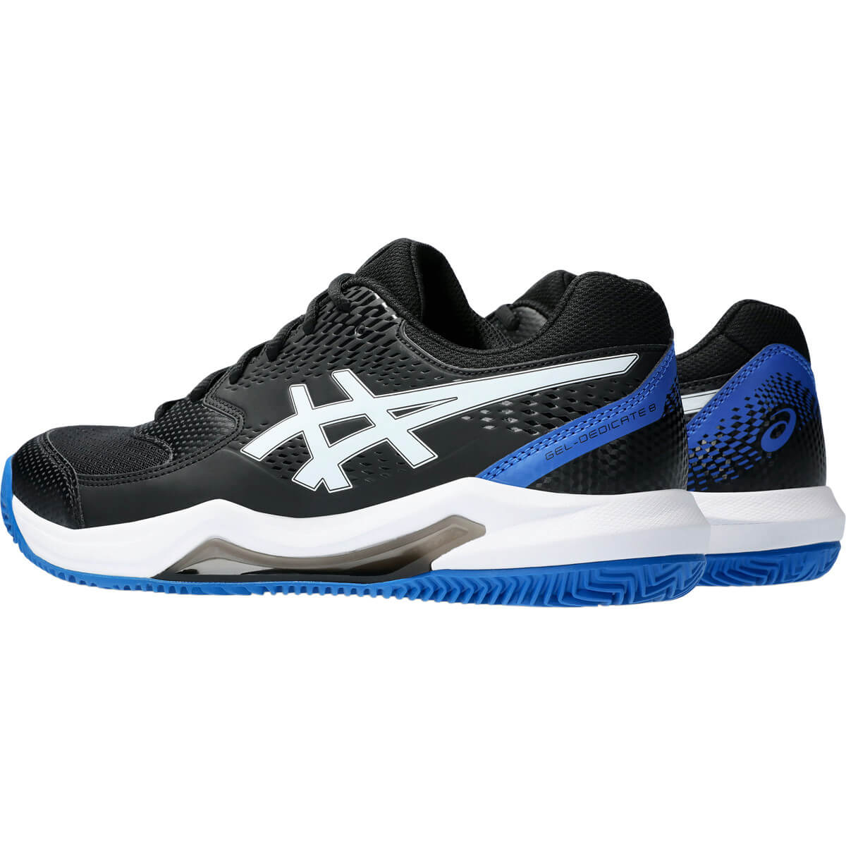 کفش تنیس اسیکس مردانه Asics Gel Dedicate 8 Clay (مشکی - سفید)