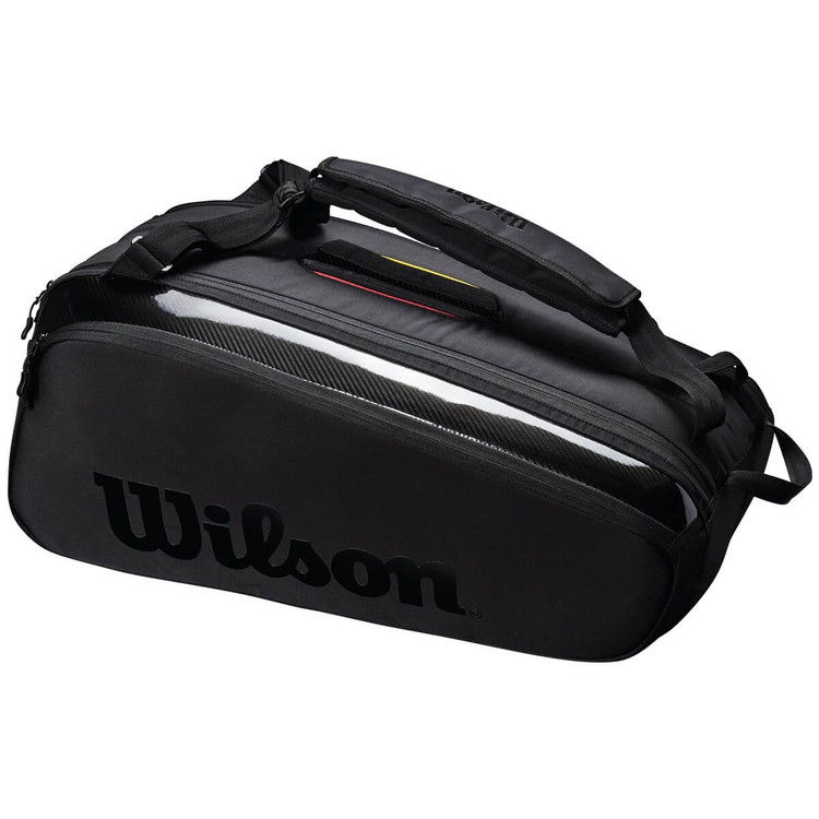 ساک تنیس ویلسون پرو استف 9 راکته مشکی اورجینال Wilson Pro Staff V13 9 Pack