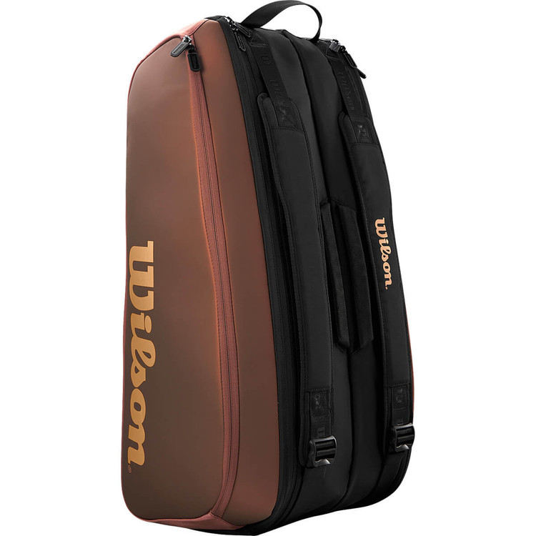 ساک تنیس ویلسون پرو استف 9 راکته قهوهای اورجینال Wilson Pro Staff V14 9 Pack