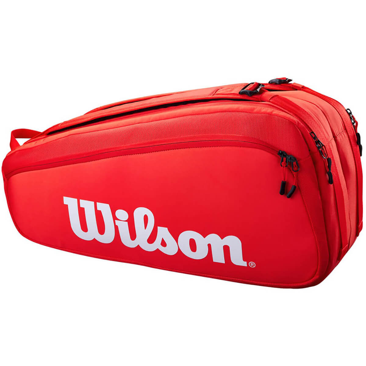 ساک تنیس ویلسون مدل Wilson Super Tour 9 Pack Red (9 راکته)