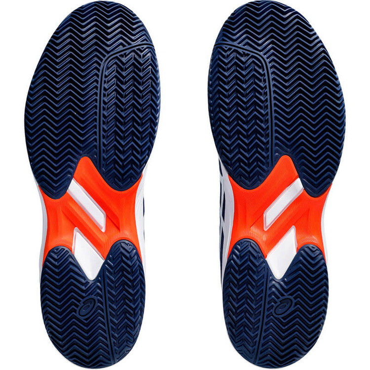 کفش تنیس اسیکس مردانه Asics Gel Game 9 Clay (سرمهای - سفید)