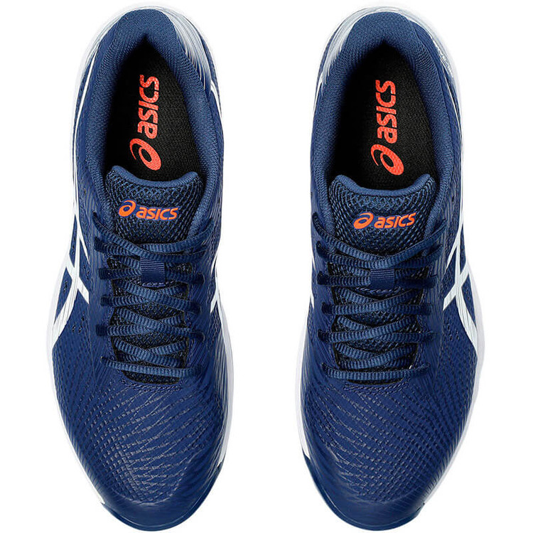 کفش تنیس اسیکس مردانه Asics Gel Game 9 Clay (سرمهای - سفید)