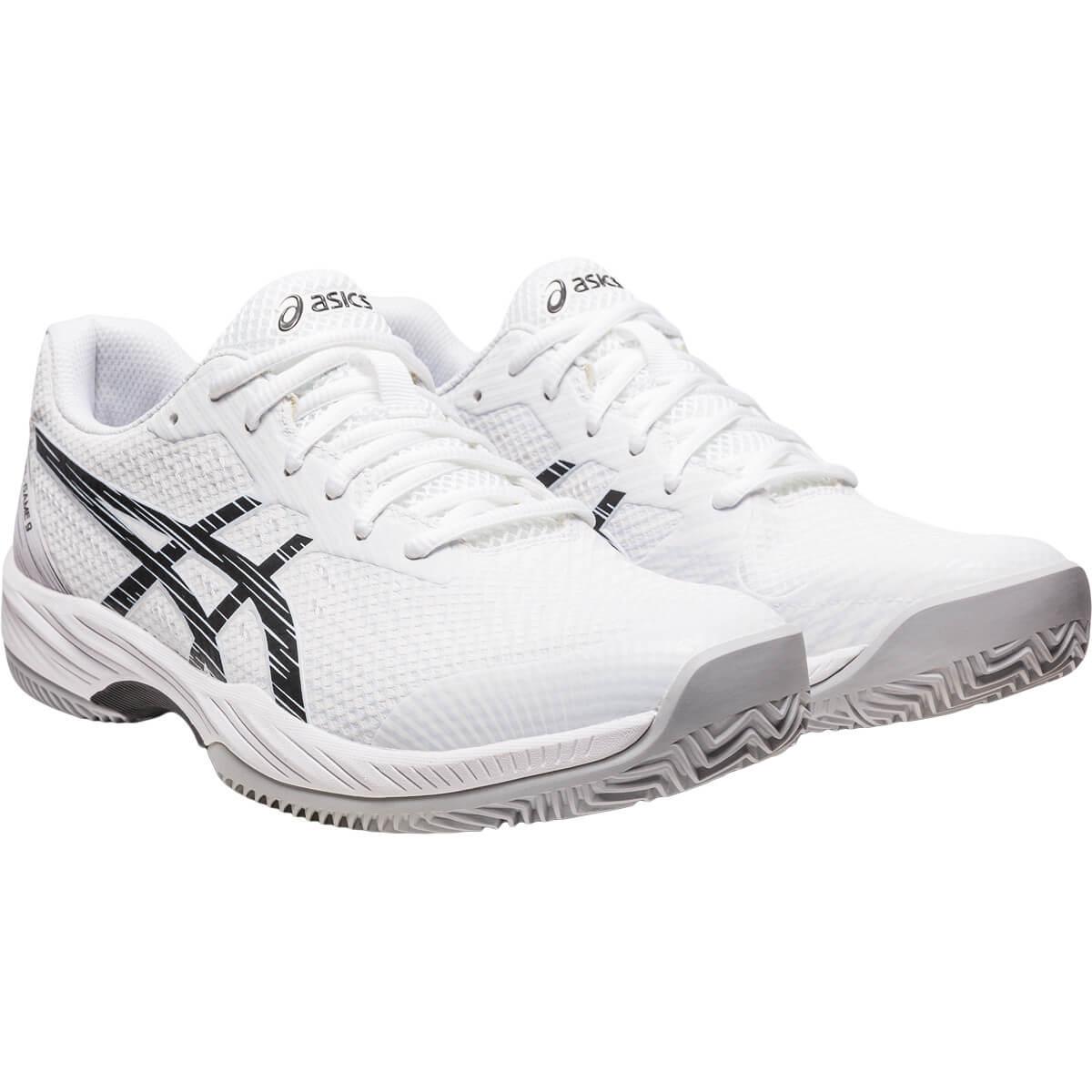 کفش تنیس اسیکس مردانه Asics Gel Game 9 Clay (سفید - مشکی)