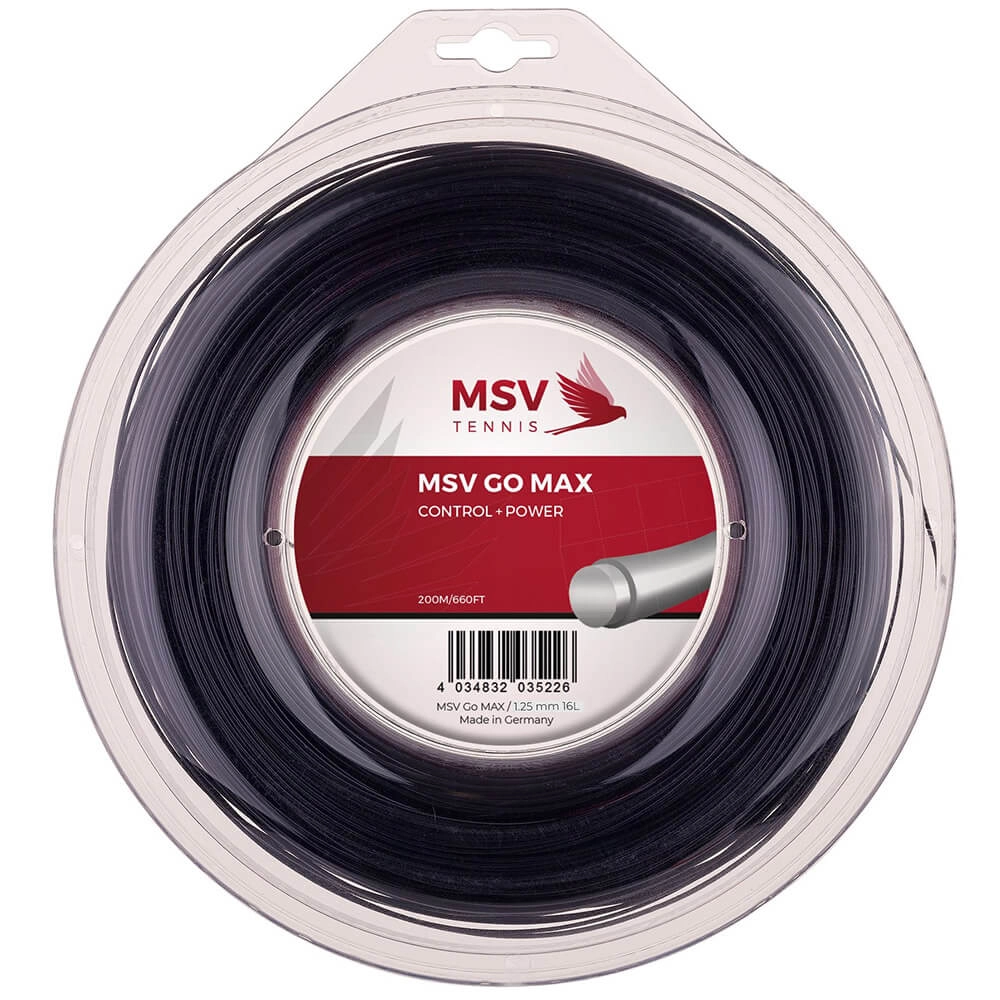 زه راکت تنیس ام اس وی مدل MSV GO MAX مشکی