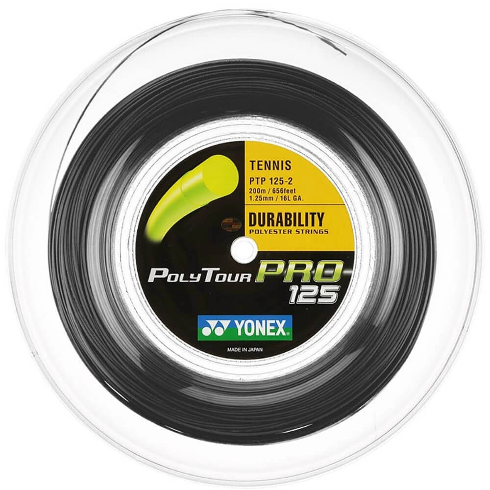 زه راکت تنیس یونکس مدل YONEX POLY TOUR PRO مشکی