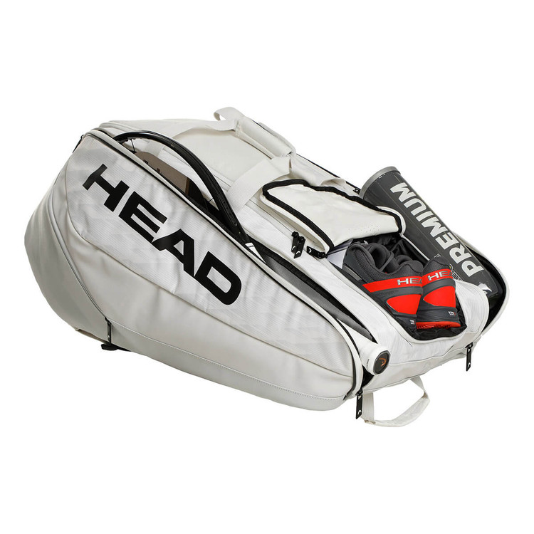 ساک تنیس هد پرو ایکس سفید 12 راکته اورجینال Head Pro X Bag XL YUBK