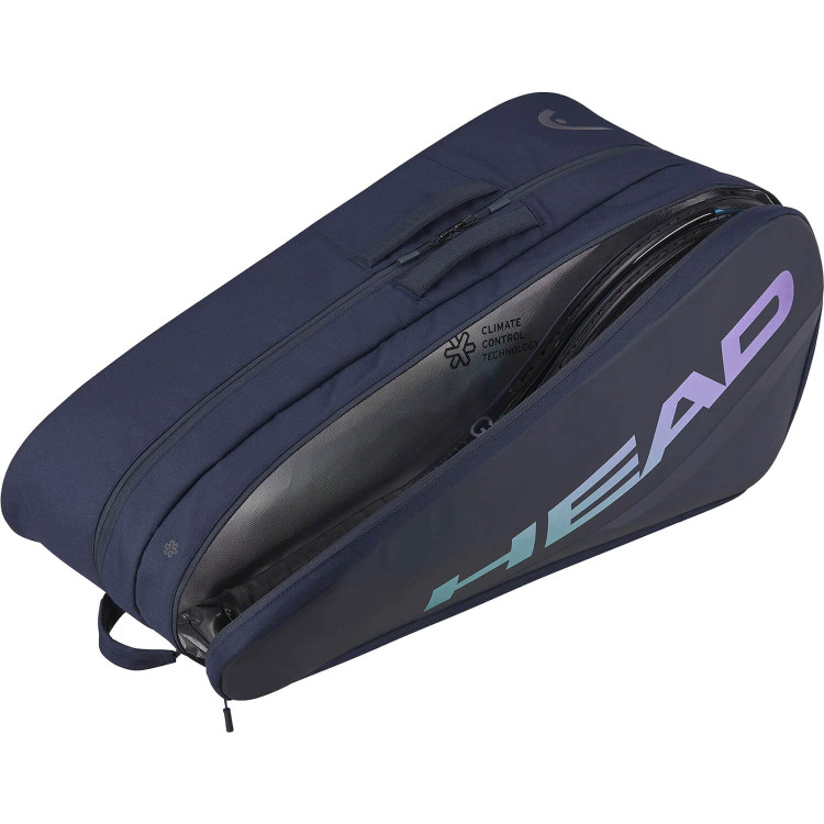 ساک تنیس هد تور سرمهای 12 راکته اورجینال Head Tour Bag XL NV