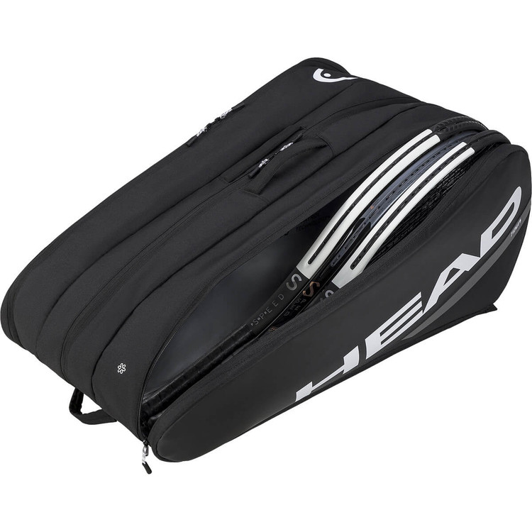 ساک تنیس هد تور مشکی 12 راکته اورجینال Head Tour Bag XL BKWH