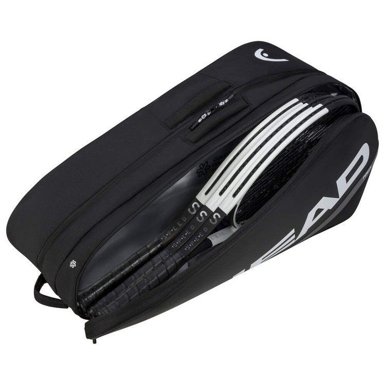 ساک تنیس هد تور مشکی 9 راکته اورجینال Head Tour Bag L BKWH