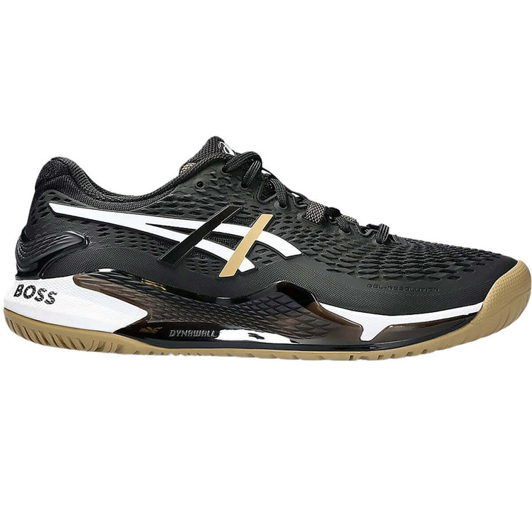 کفش تنیس اسیکس Asics Resolution 9 Boss (مشکی- طلایی)