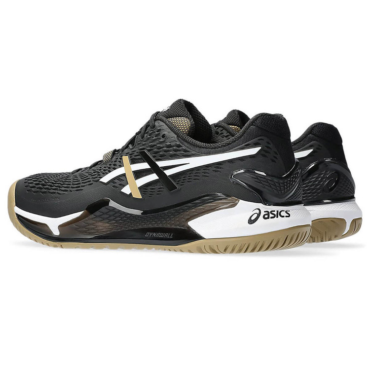 کفش تنیس اسیکس Asics Resolution 9 Boss (مشکی- طلایی)