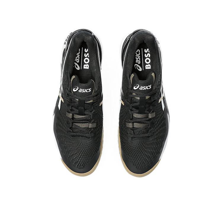 کفش تنیس اسیکس Asics Resolution 9 Boss (مشکی- طلایی)