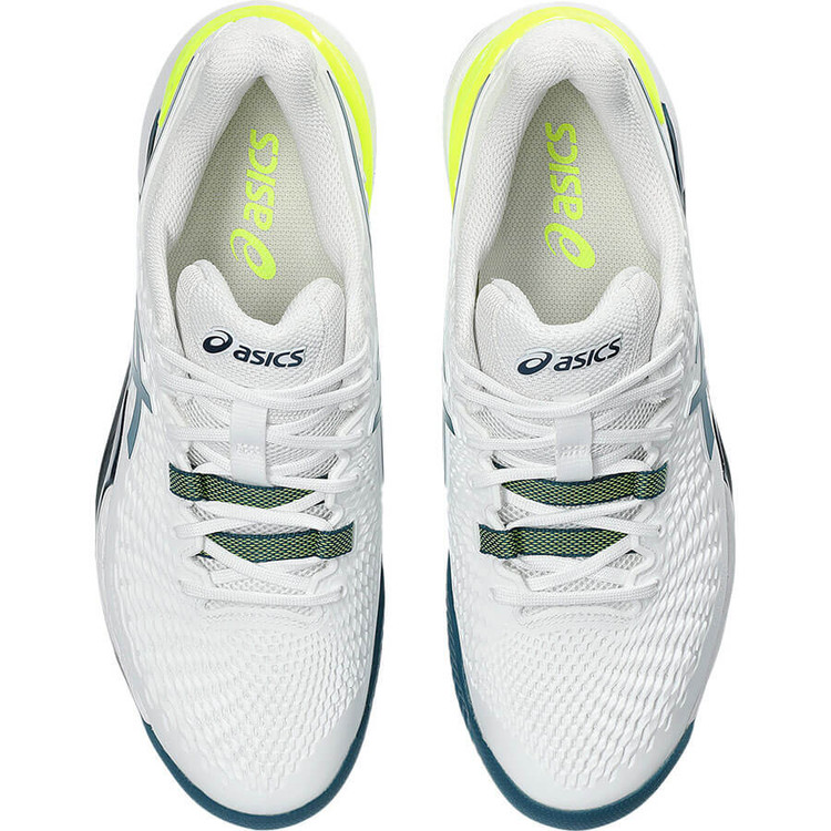 کفش تنیس اسیکس Asics Gel Resolution 9 (سفید - سبز)