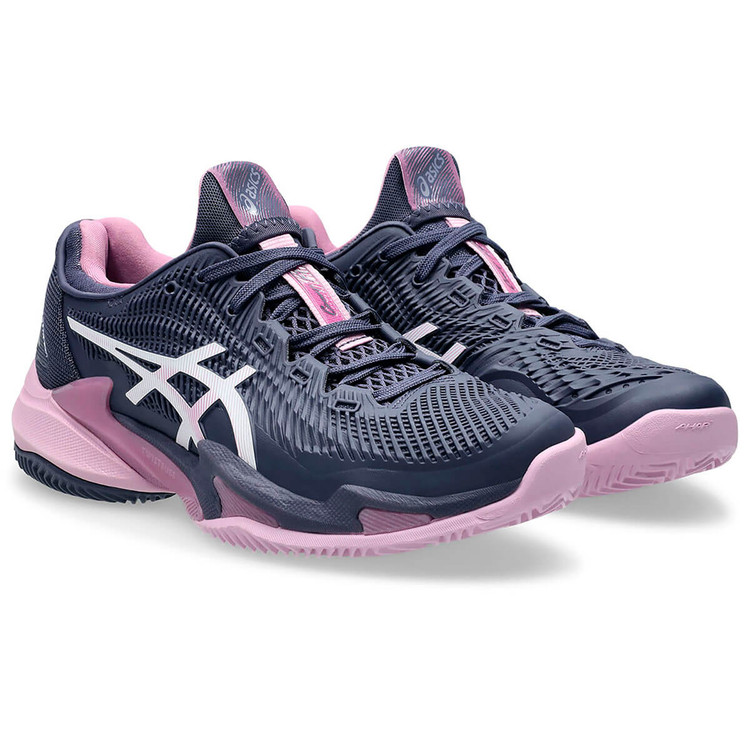 کفش تنیس اسیکس Asics Court FF 3 Clay (صورتی - خاکستری)