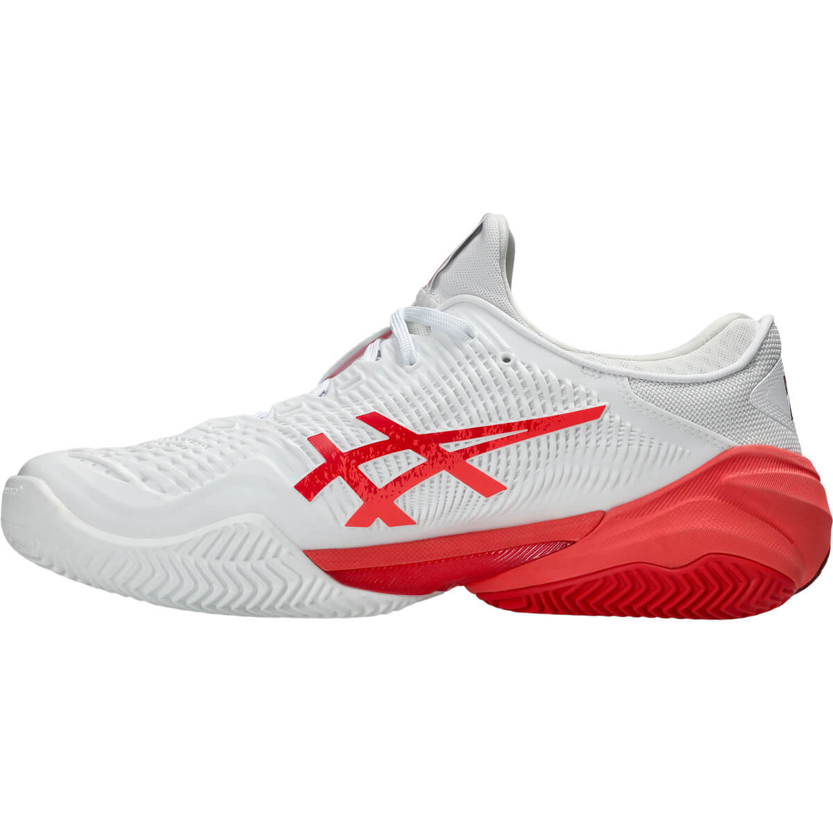 کفش تنیس اسیکس Asics Court FF 3 Clay (سفید - قرمز)
