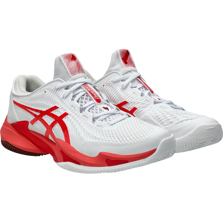 کفش تنیس اسیکس Asics Court FF 3 Clay (سفید - قرمز)