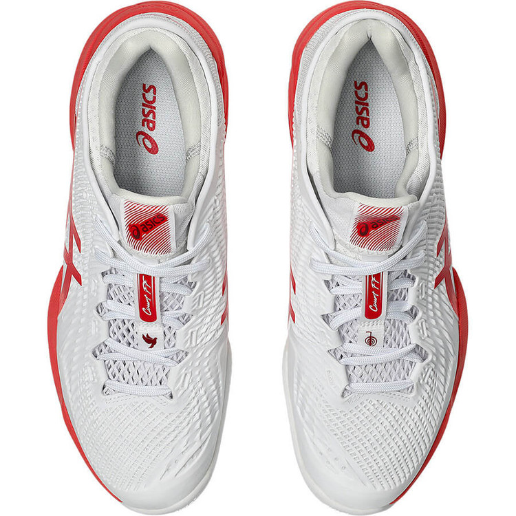 کفش تنیس اسیکس Asics Court FF 3 Clay (سفید - قرمز)