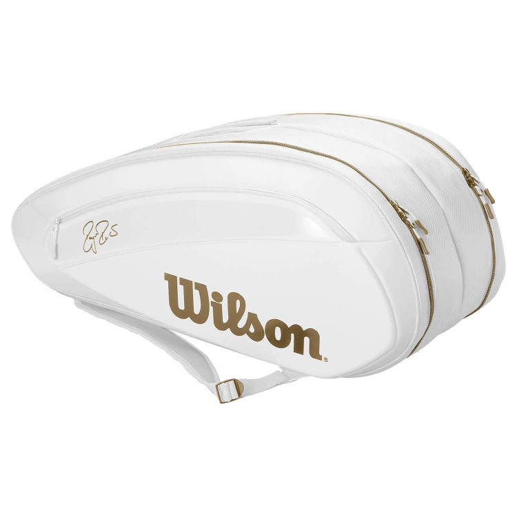 ساک تنیس ویلسون مدل Wilson Federer DNA 12 Pack White (12 راکته)