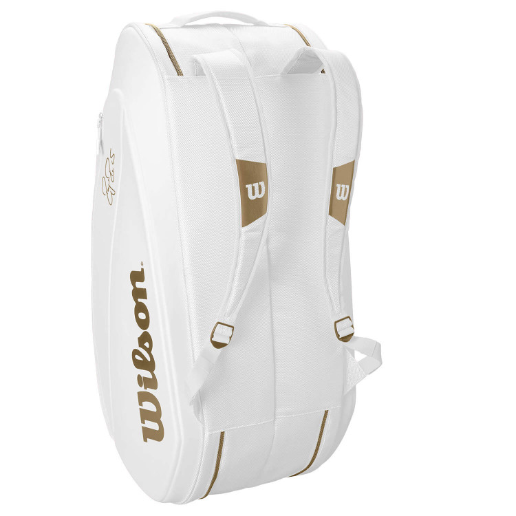 ساک تنیس ویلسون مدل Wilson Federer DNA 12 Pack White (12 راکته)