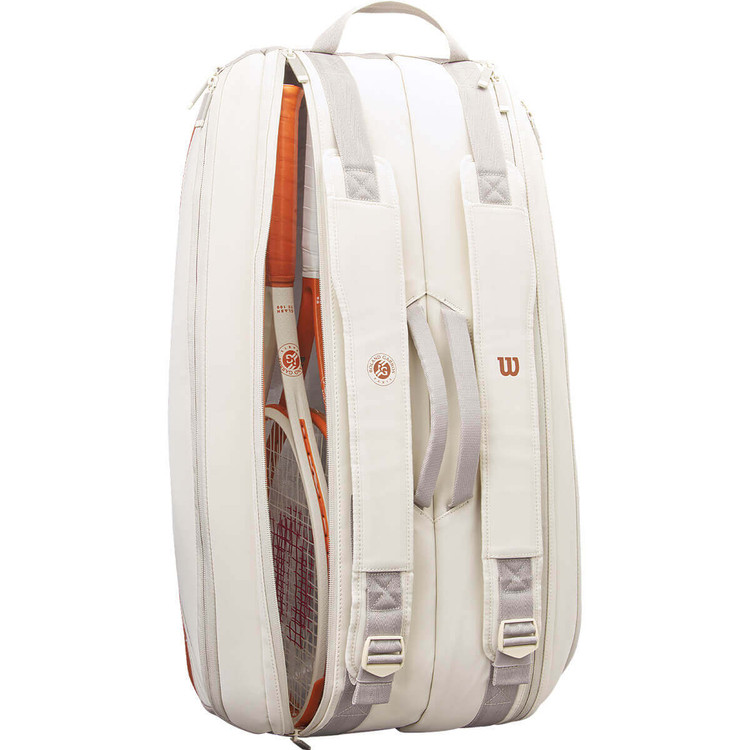 ساک تنیس ویلسون رولان گاروس 9 راکته کرمی اورجینال Wilson RG 9 Pack 2025