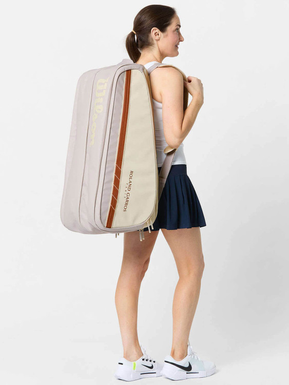 ساک تنیس ویلسون مدل Wilson Super Tour 9 Pack Roland Garros 2025 (9 راکته)