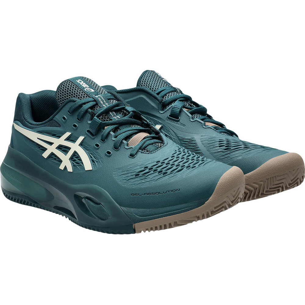 کفش تنیس اسیکس Asics Gel Resolution X (سبز - قهوه‌ای)