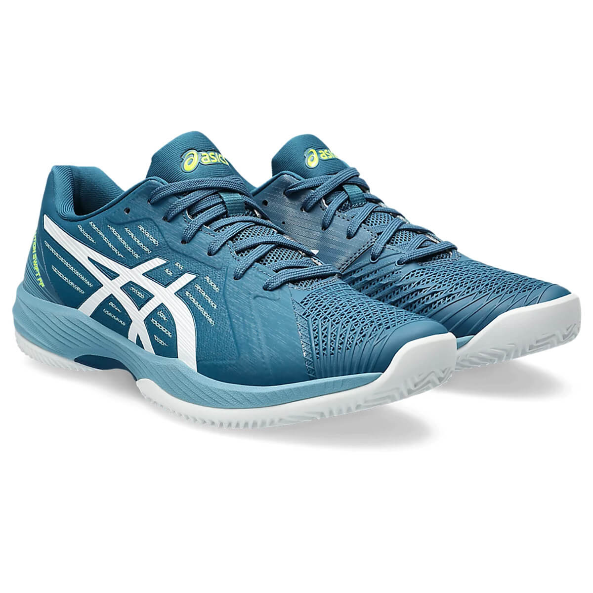 کفش تنیس اسیکس Asics Solution Swift FF Clay (آبی - سفید)