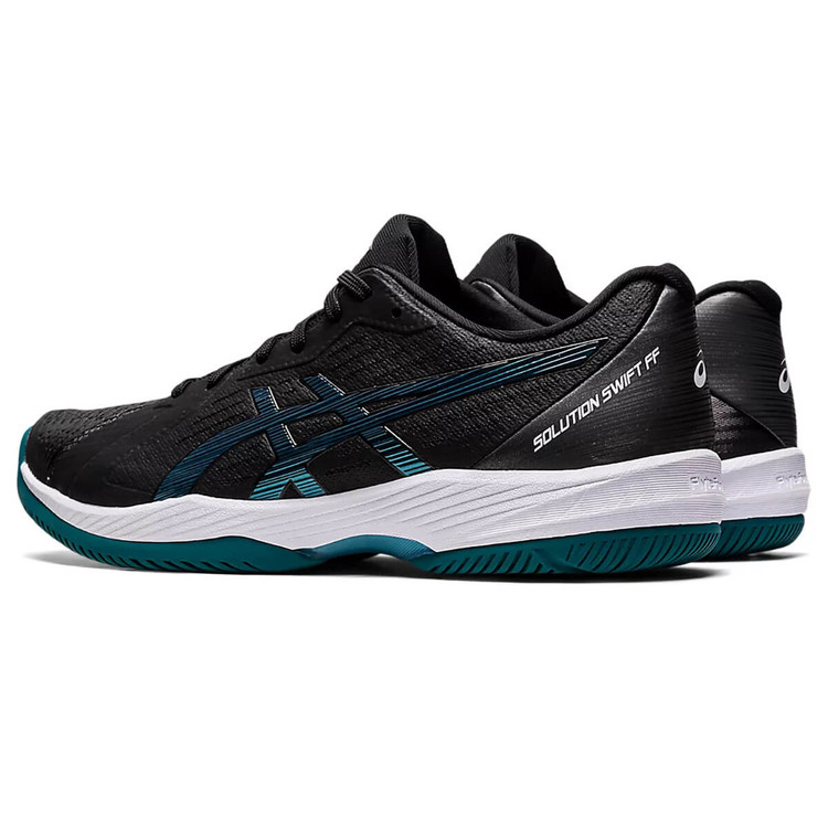 کفش تنیس اسیکس Asics Solution Swift FF (مشکی - سبز)
