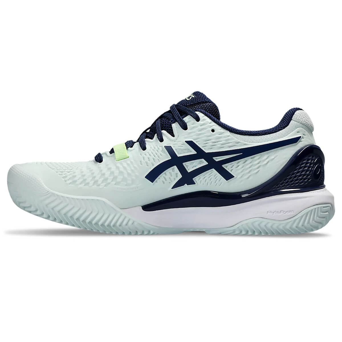 کفش تنیس اسیکس Asics Gel Resolution 9 (سبز - سرمه‌ای)