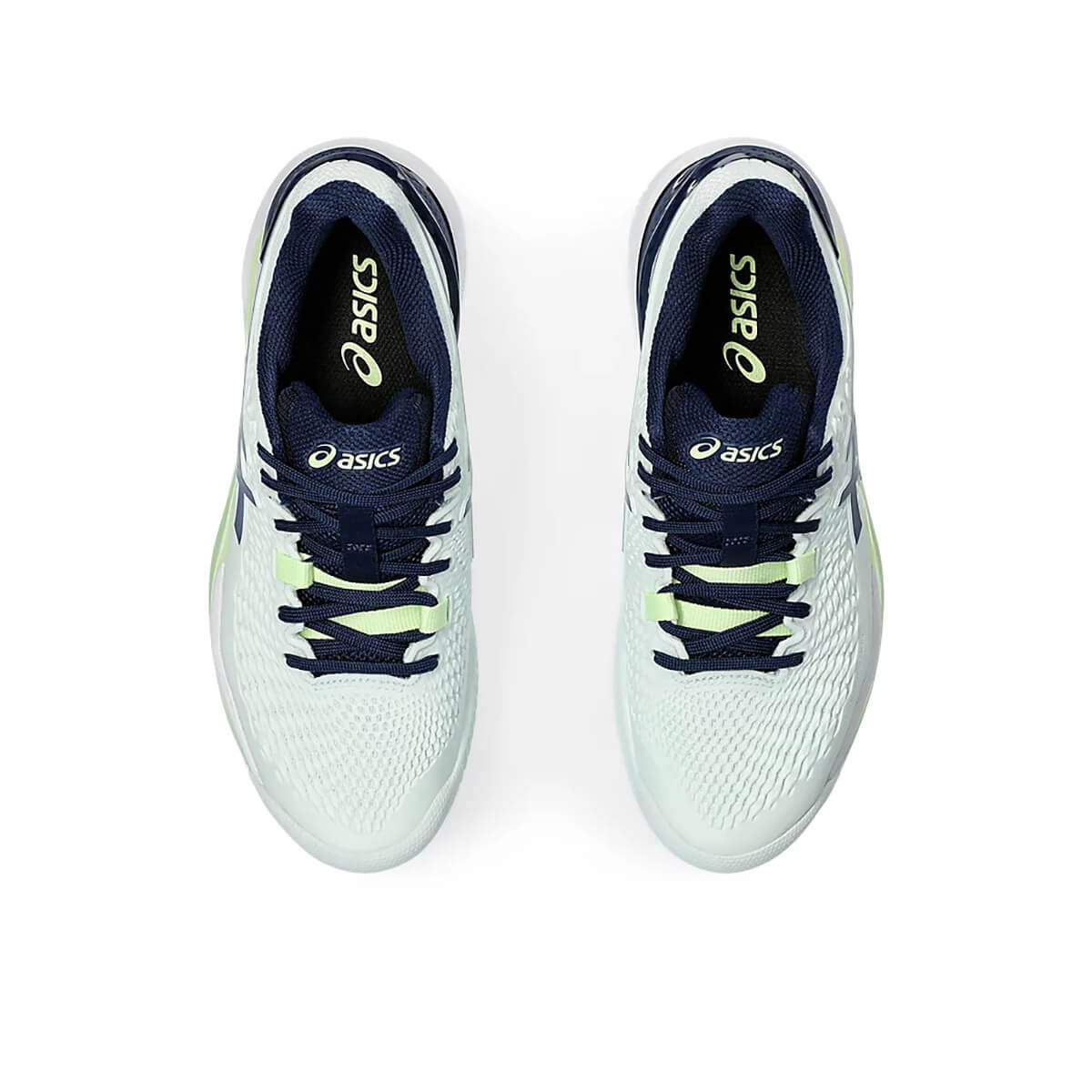 کفش تنیس اسیکس Asics Gel Resolution 9 (سبز - سرمه‌ای)