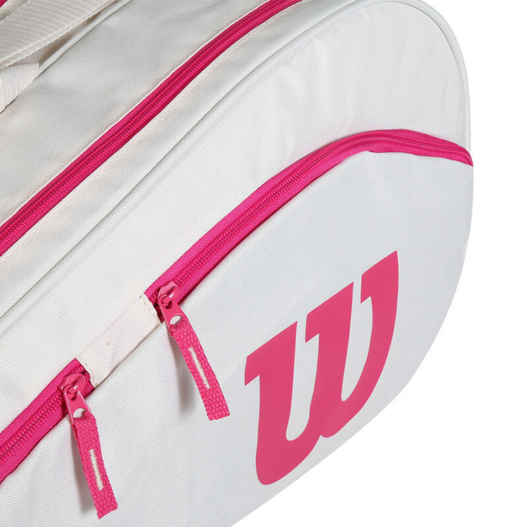 ساک تنیس ویلسون صورتی 6 راکته اورجینال Wilson Advantage 6 Pack 2025