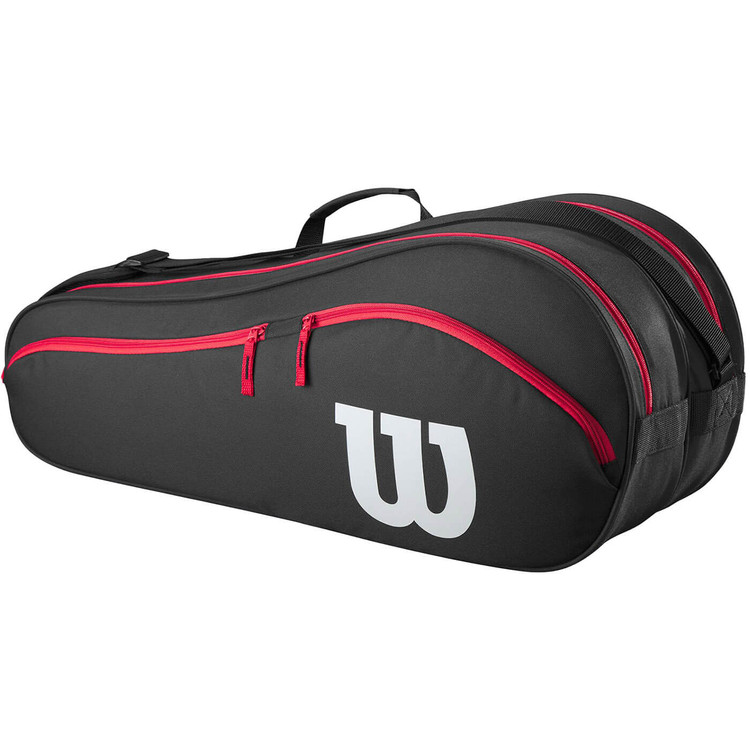 ساک تنیس ویلسون ادونتیج 6 راکته مشکی اورجینال Wilson Advantage 6 Pack 2025