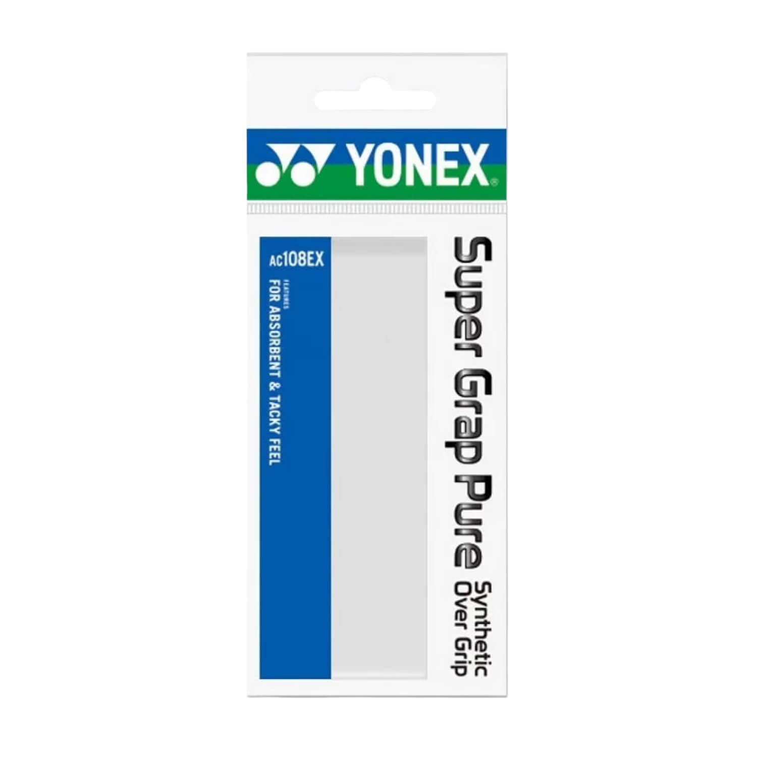 اورگریپ یونکس Yonex Super Grap Pure Overgrip بسته تکی سفید