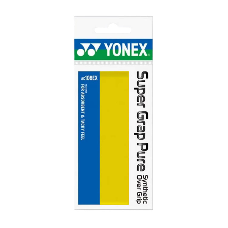 اورگریپ یونکس Yonex Super Grap Pure Overgrip بسته تکی زرد