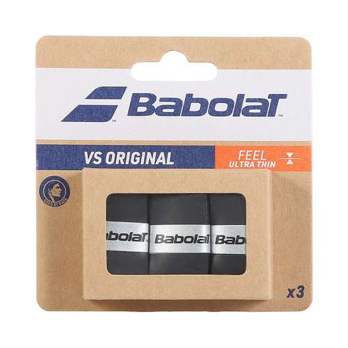 اورگریپ بابولات Babolat VS ORIGINAL Overgrip بسته 3 تایی مشکی