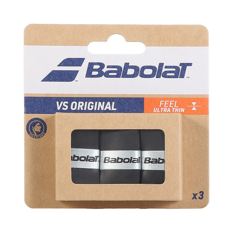 اورگریپ بابولات Babolat VS ORIGINAL Overgrip بسته 3 تایی مشکی