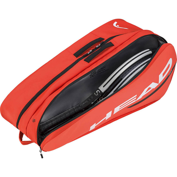 ساک تنیس هد تور نارنجی 9 راکته اورجینال Head Tour Bag L FO