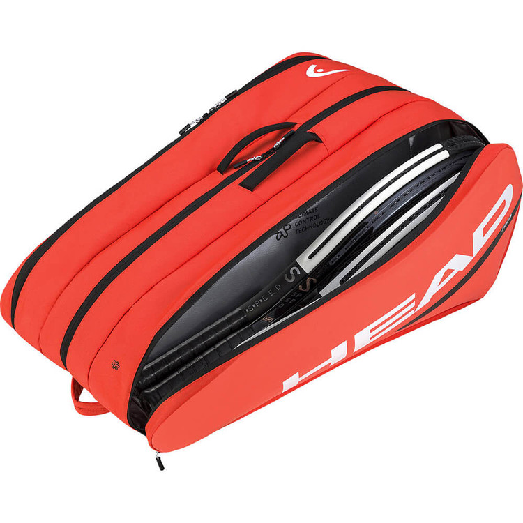 ساک تنیس هد تور نارنجی 12 راکته اورجینال Head Tour Bag XL FO